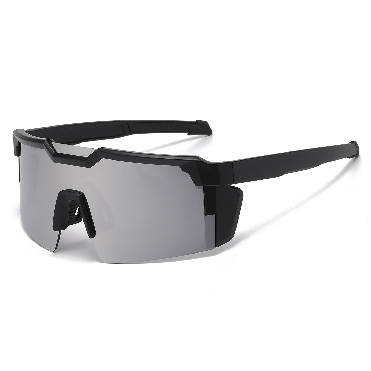 New Cross-Border Vibrant Cycling Sunglasses Windproof & UV-Protective Sunglasses European & American Outdoor Sports Coated Sunglasses