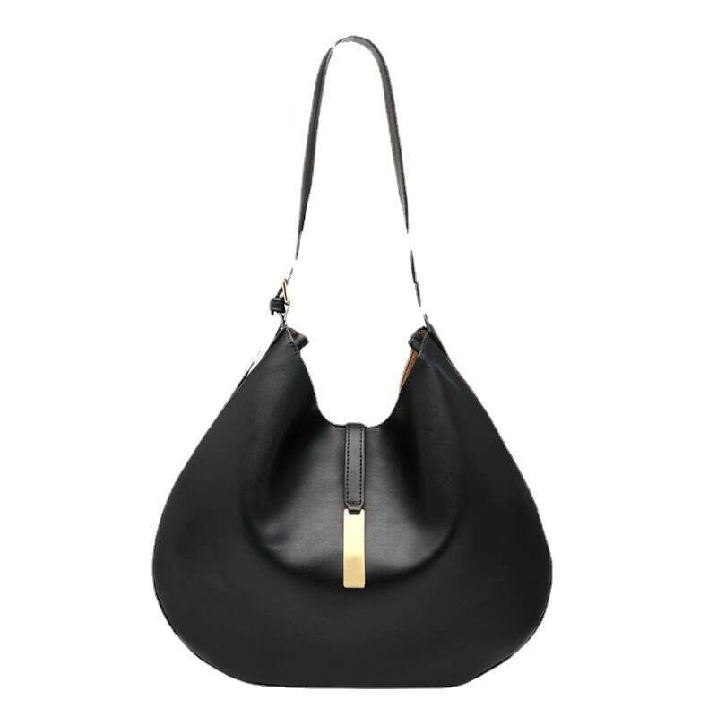 Women's Tote Bag Large Capacity Underarm Bag Vintage Simple Soft Leather Commuting Multi-purpose Shoulder Crossbody Bag