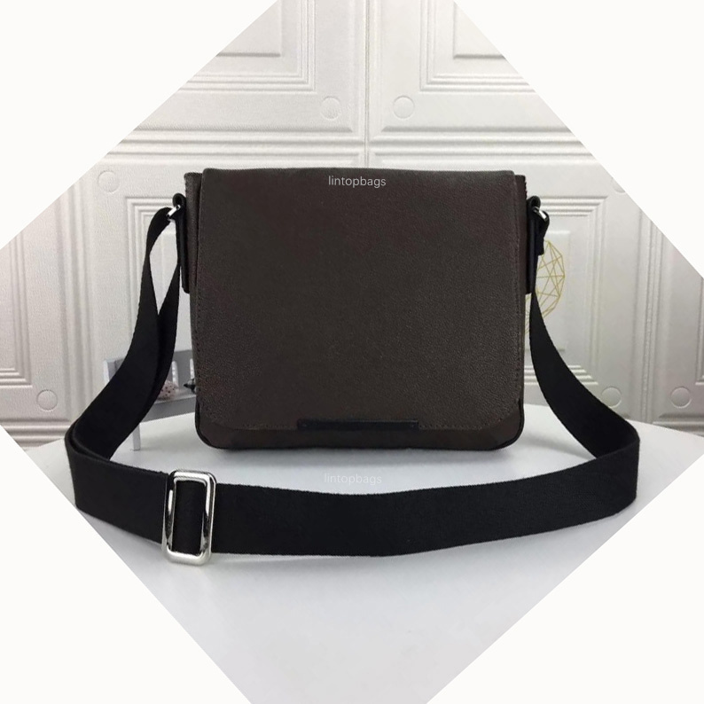 men Messenger Bag Black plaid Canvas Mens Designer Leather Shoulder Bags Man Luxurys Designers Cross Body Purses Wallet Flap shoulder sling office bag