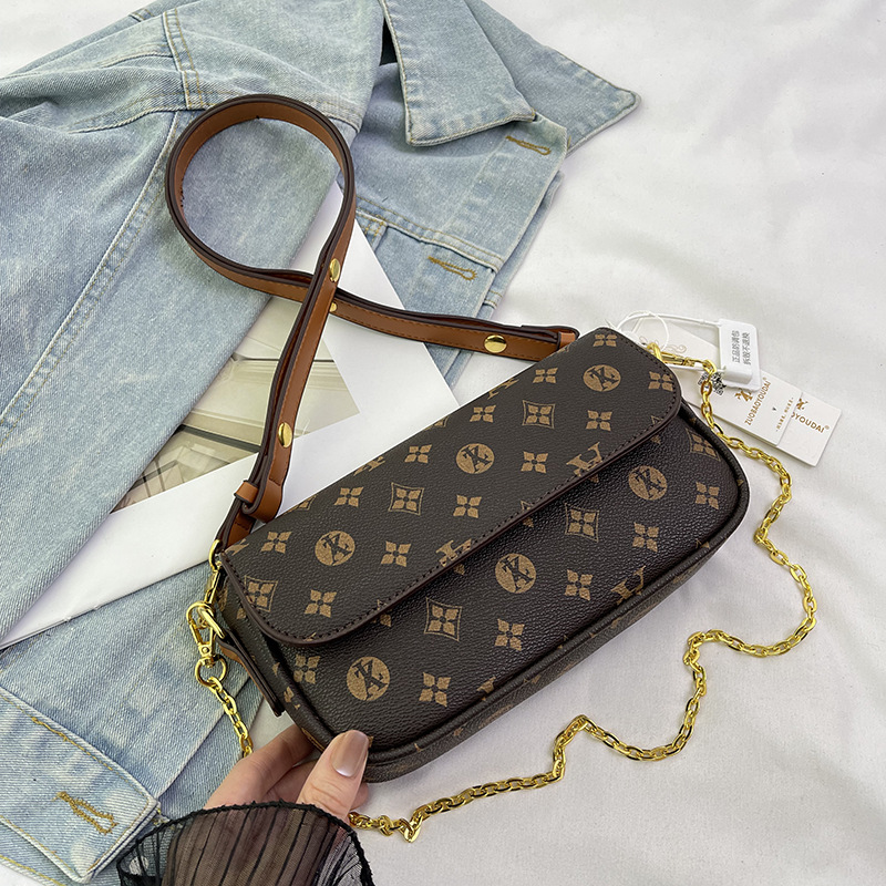 Designer Bag Fashion Leather Chain Stylish High-End Shoulder Bag Classic Letter Wallet Women's Underarm Bag Mini Versatile Handbag Luxury Tote Fa