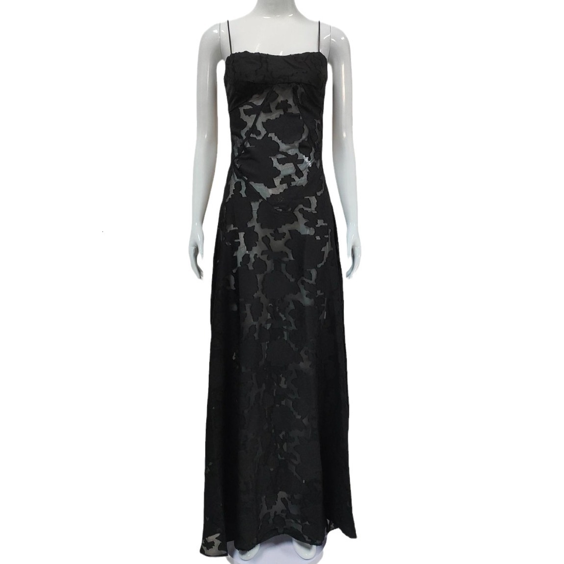 Wind 2025 Summer New Fashionable and Sexy Perspective Seaside Resort Slimming Strap Skirt Floral Dress