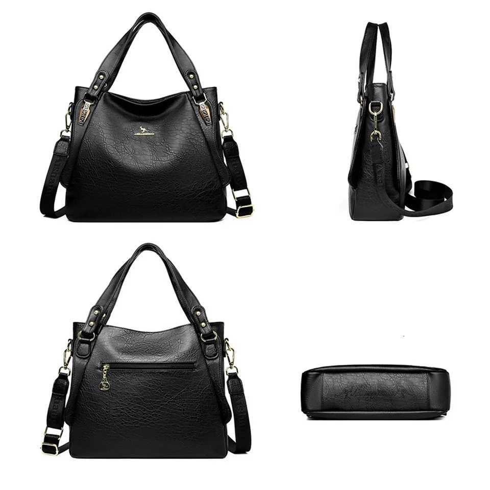 Genuine Brand Soft Leather Top-handle Bags Female Handbags Women Shoulder Crossbody Tote Messanger Bag Large Capacity Sac A Main K251110