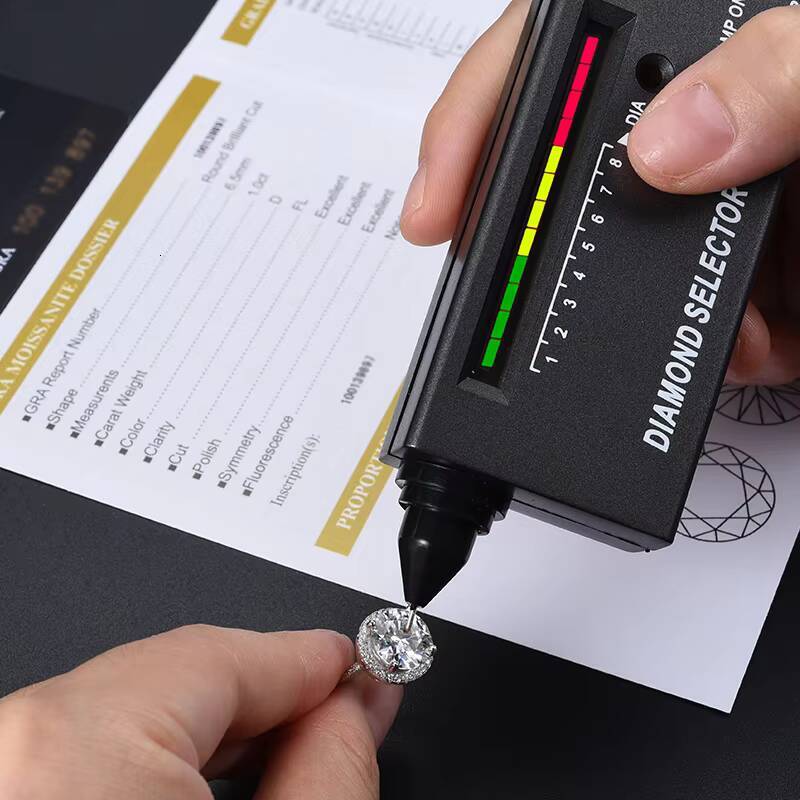 Fine Jewelry S925 Sterling Silver Diamond Moissanite Necklace for Women