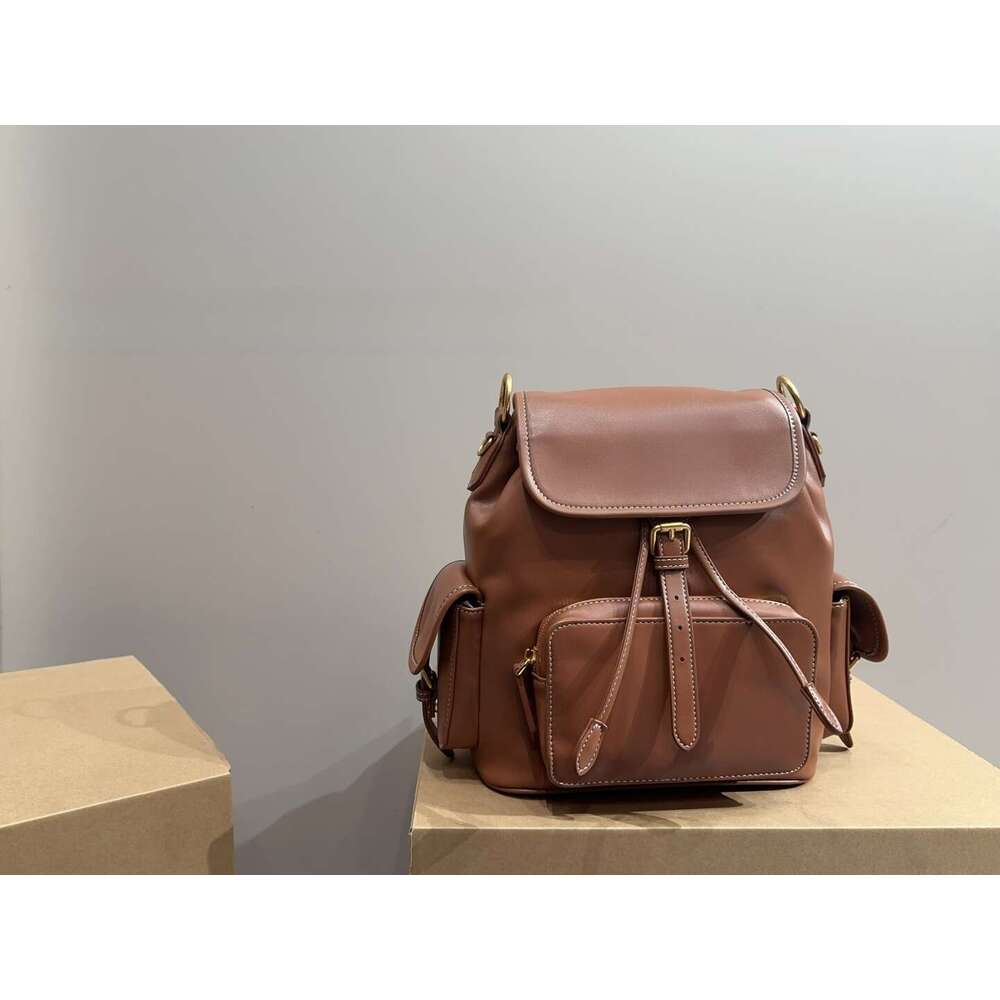 Spring new niche design backpack retro large capacity single shoulder bag college style handbag