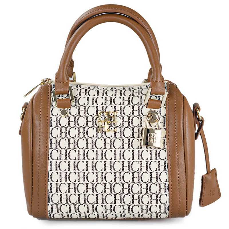 Luxury Brand New Handbag with Fashionable Letter Print and Lock Design - Classic 2025 Trendy Womens Bag K251110
