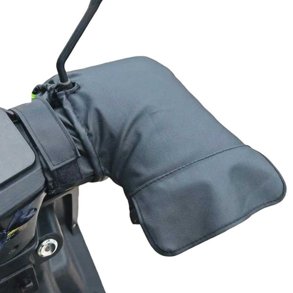 Motorcycle Heated Handlebar Muffs Windproof Motorbike Heated Handle Grip Gloves 3 Levels Setting USB Charging for Outdoor Riding S25118