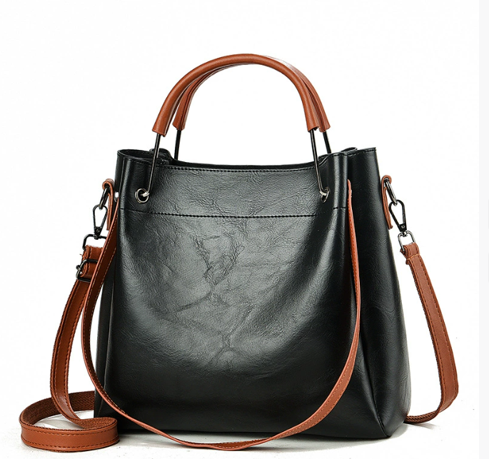 Totes Luxury Handbags Women Bags Designer Large Capacity Crossbody Bag For 2024 Shoulder Oil Leather Handbag Tote Sac A Main