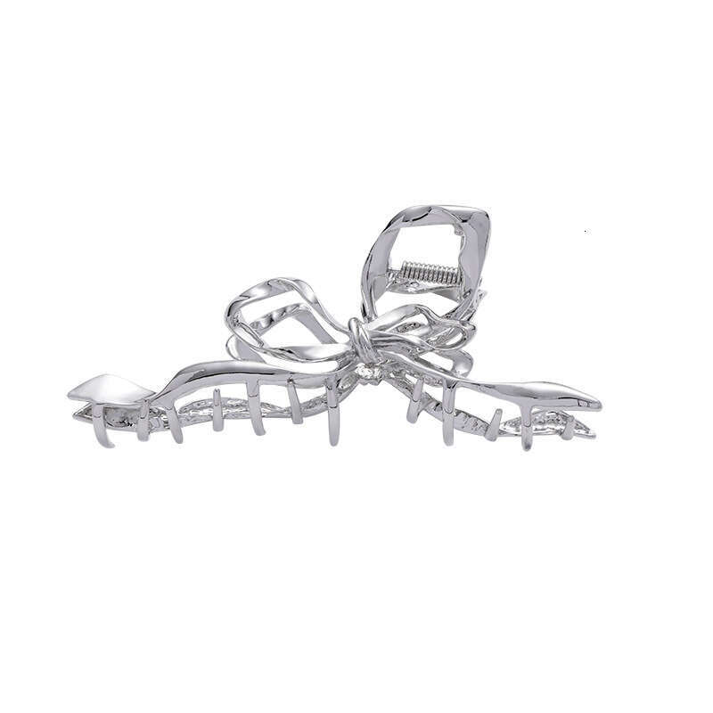 Original Design Bowknot Claw Wholesale New European and American Cross-Border High-End Shark Clip Niche Minimalist Style Hair Accessory
