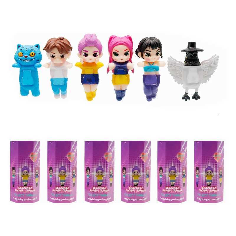 Kpop Demon Hunters Sonn Angel Series Blind Box Rumi Zoey Mira Rumi Figure Monster Hunt Girl Group Toy Phone Decoration Fans Gift Z251110
