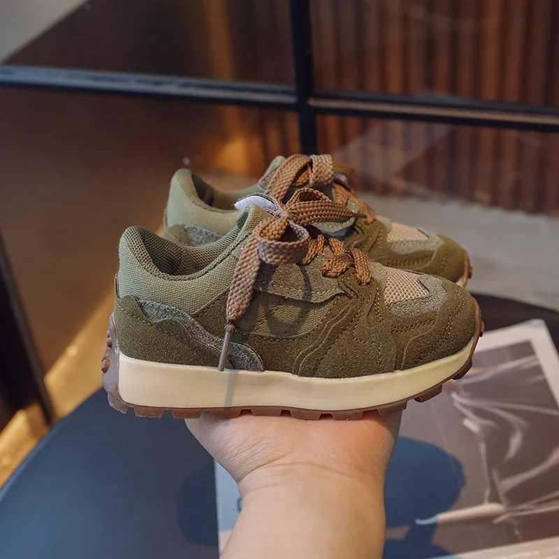 Children Breathable Sneakers for Girls Boys 2024 Autumn New Fashion Air Mesh Soft Comfortable Light Outside Running Casual Shoes W251110