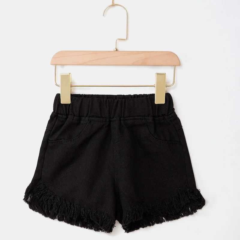 4-12-year-old childrens and girls shorts summer casual candy color childrens cotton shorts Z250410