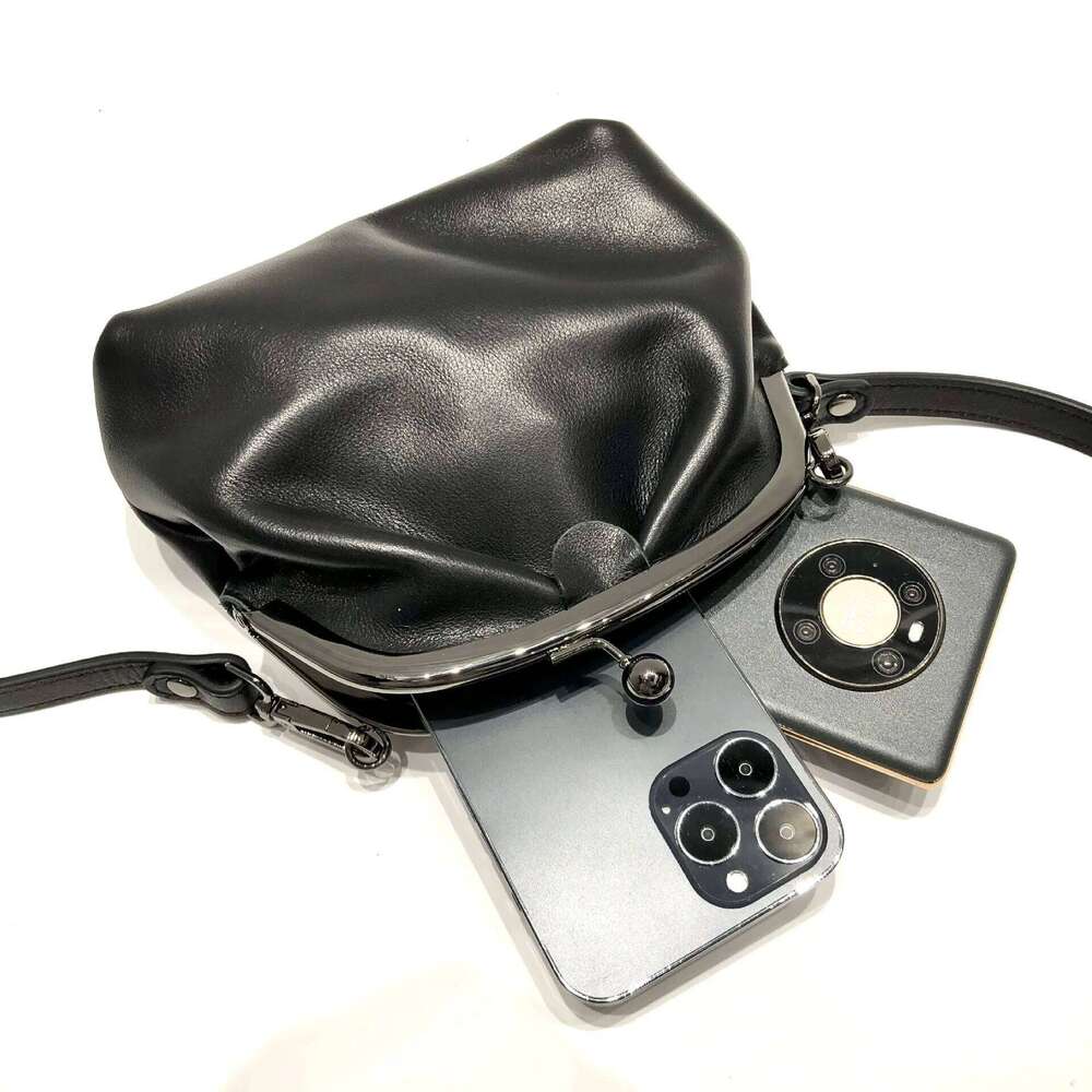 Handcrafted Top-Grain Leather Women's Shoulder Bag Shell Purse Crossbody Sling | Vintage Retro Pocket For Autumn Winter 2025