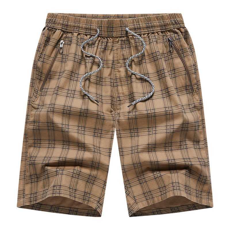 Mens fashionable summer breathable casual shorts with elastic waist suitable for beach vacations and daily wear X250410