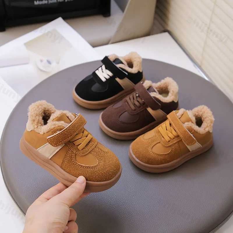 Childrens Sports Running Shoes 2025 Winter New Warm Girls Boys Comfortable Walking Shoes Toddler Flat Casual Shoes SneakersT251110
