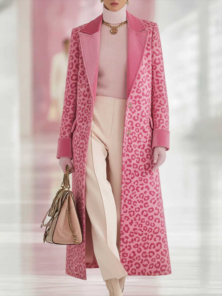 High-end Women Long Overcoat 1 Piece Thickened Design Feeling Wool Coat Autumn and Winter Warm Customized