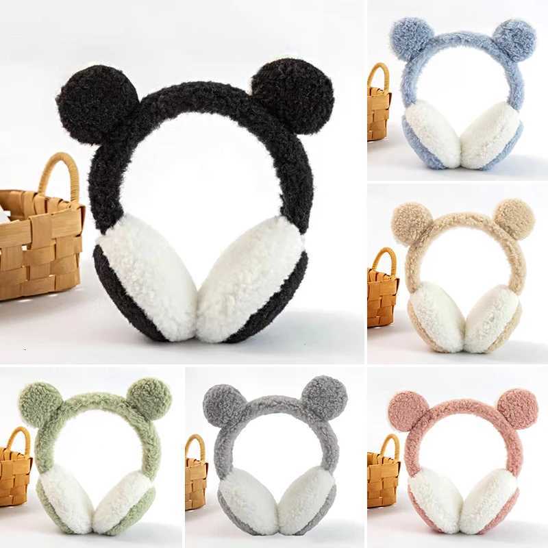 Cartoon Bear Earmuffs Children Animals Winter Warm Ear Warmers Antifreeze Women Men Faux Furry Earmuffs Headband Ear Cover W251110