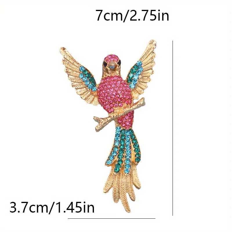 Fashionable High-end Personality Elegance Creative Rhinestone Hummingbird BroochW251110