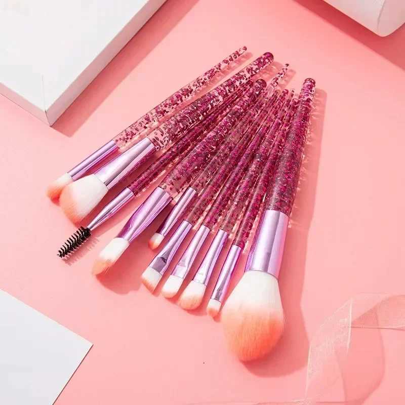 10PCS Makeup Brush Set Professional Super soft detail brush Blush Brush Foundation Concealer Eyeshadow Brush Lady Beauty Tool L251110
