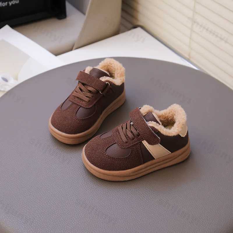Childrens Sports Running Shoes 2025 Winter New Warm Girls Boys Comfortable Walking Shoes Toddler Flat Casual Shoes SneakersT251110