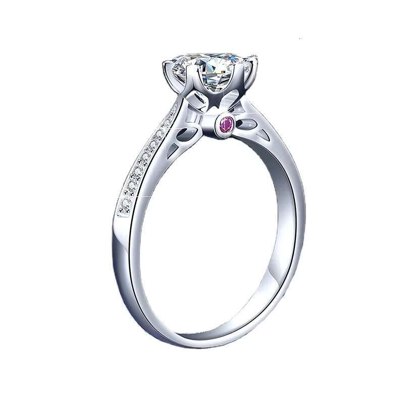 Moissanite Ring Engagement Womens Wedding Rings Fine Jewelry 925 Sterling Silver Fashion CLASSIC Gemstone Rings Geometric 1 Pcs