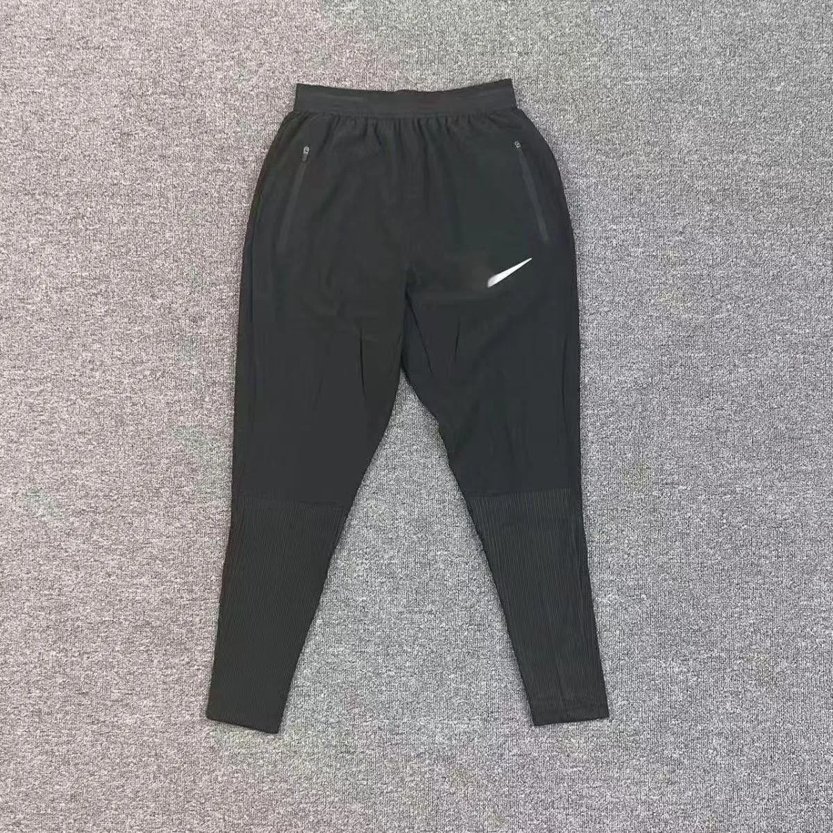 Mens Trail Running Pants Compression Stretch Elastic Tights with Tech Fleece Quick Dry Breathable Gym Training Jogger Pants Sportswear Windproof Water 3c4