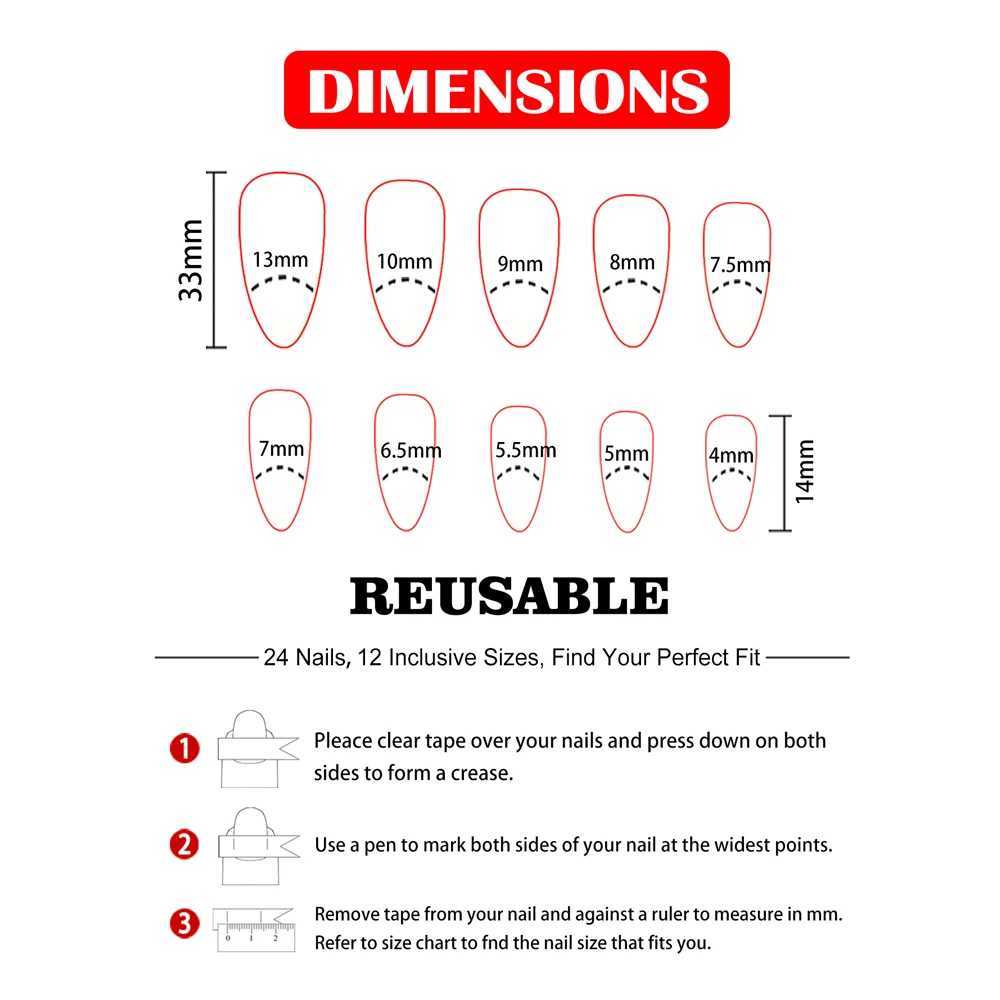 Fashion trend 24 pieces/set womens long slim high heels French white gradient full coverage wearable fake nail press W250410