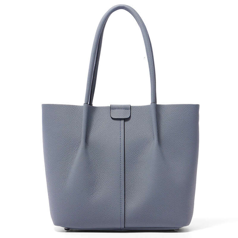 Luxury Bags Designer Top Cowhide Leather New Large Capacity Tote High-End Niche Women's Shoulder Bags Commuter Multifunctional Bucket Bag