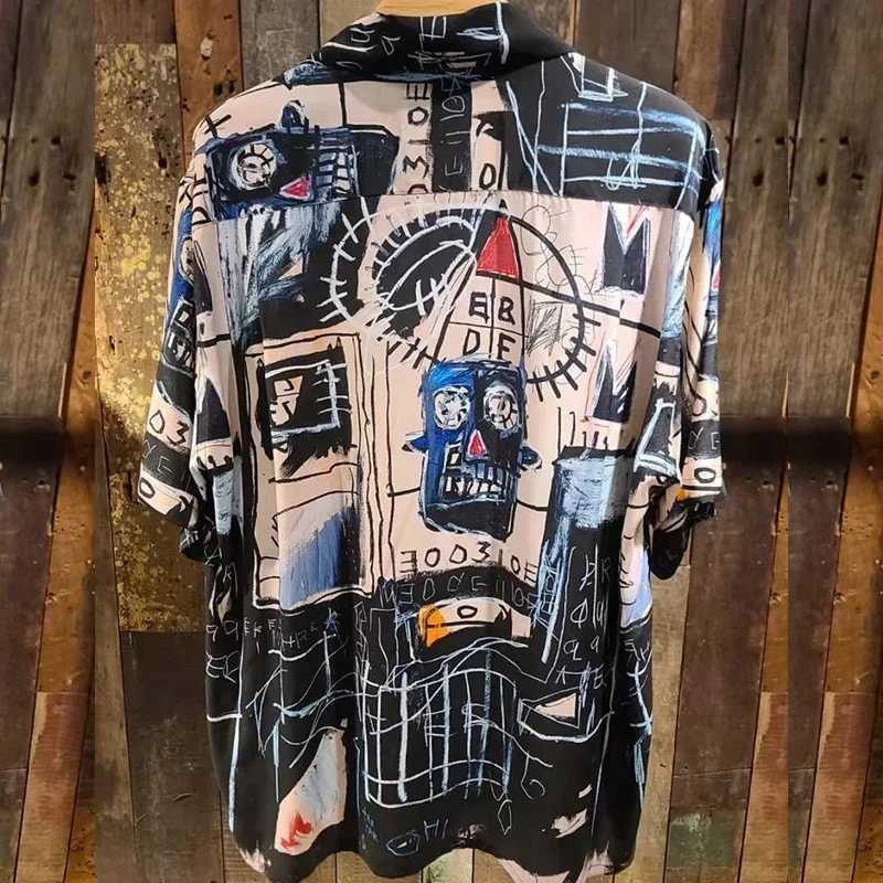 WACKO MAR Hawaiian Shirt Mens and Womens Casual Fashion Best Quality Breathable Loose Short Sleeve Top T-shirt X250410