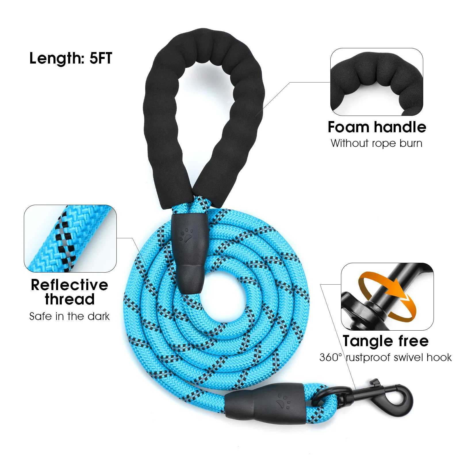 Dog Harness and Leash Combo Escape Proof No Pull Vest Harness with 5 Feet Leash Reflective Adjustable Soft Padded Pet Harness J251110