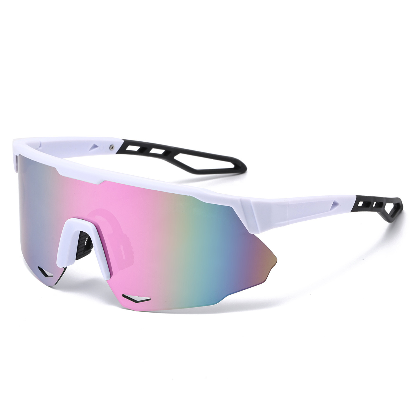New Cross-Border European & American Style Vibrant Mountain Bike Cycling Glasses Outdoor Running Sports UV-Protective Coated Sunglasses
