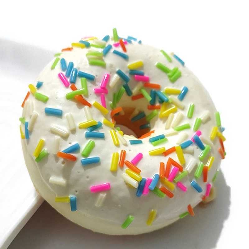 New Arrival Soft artificial donuts bread donuts stress relief innovative toys squeezing toys simulated cake models wedding decorations T250410