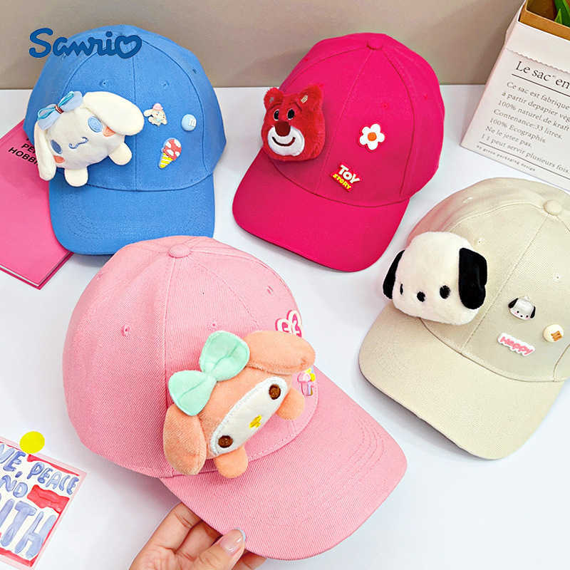 Sanrio Spring Summer New Cartoon Baseball Cap for Girls Outdoor Sun Protection Fashion Trendy Duckbill Cap Hat H251110