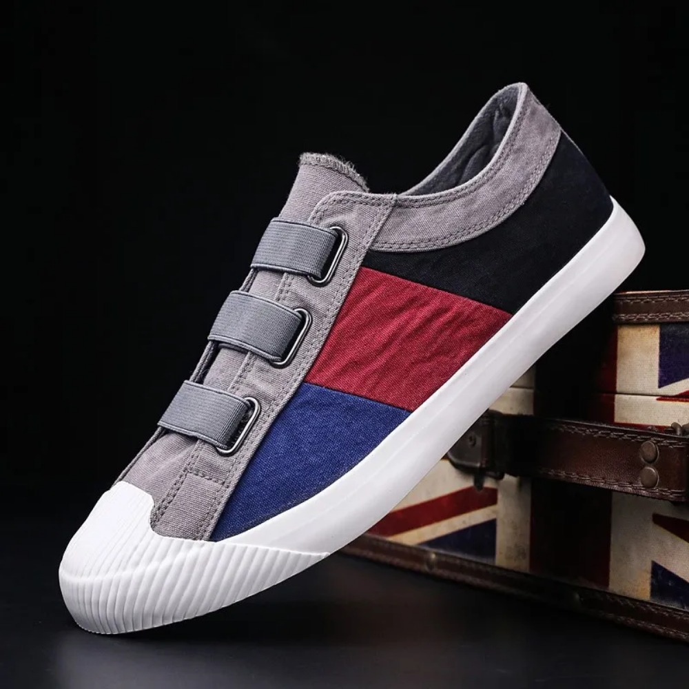 Breathable Casual Lace-Up Mens Canvas Footwear - Ideal for Daily Wear