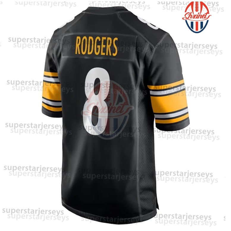 Custom Design Throwback Jerseys Aaron Rodgers Jack Sawyer Will Howard DK Metcalf Watt Football Patrick Queen Porter Jr Franco Polamalu Fitzpatrick Fre