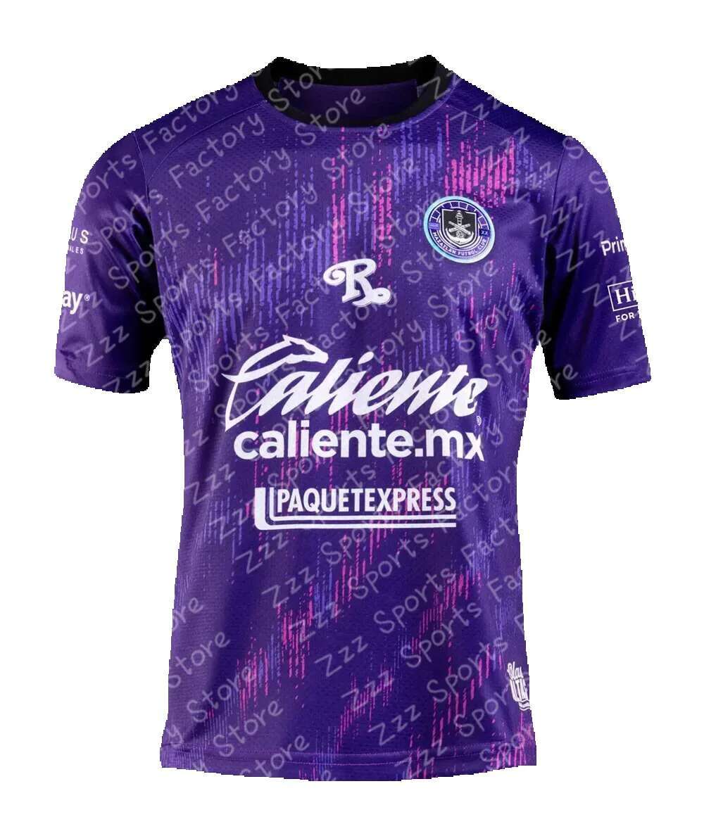 La Liga MX 24,25 Mazatlan home training jersey summer short sleeved T-shirt football sportswear printed oversized top