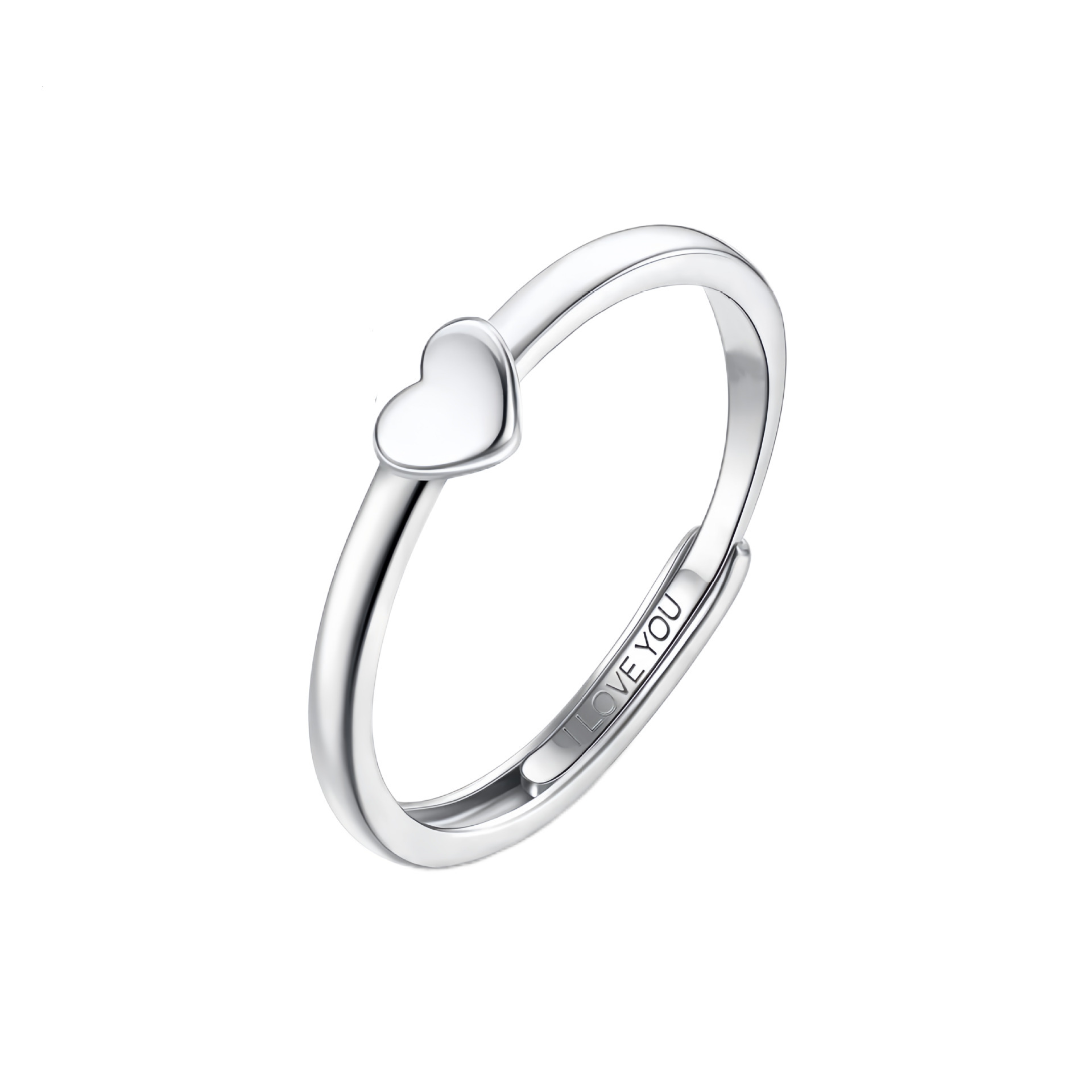 Cross-border Fashion Ring Amazon New Hot-selling Couple Rings Heart-shaped Promise I Love You Designer Ring Accessories Rings Women's Valentine&#