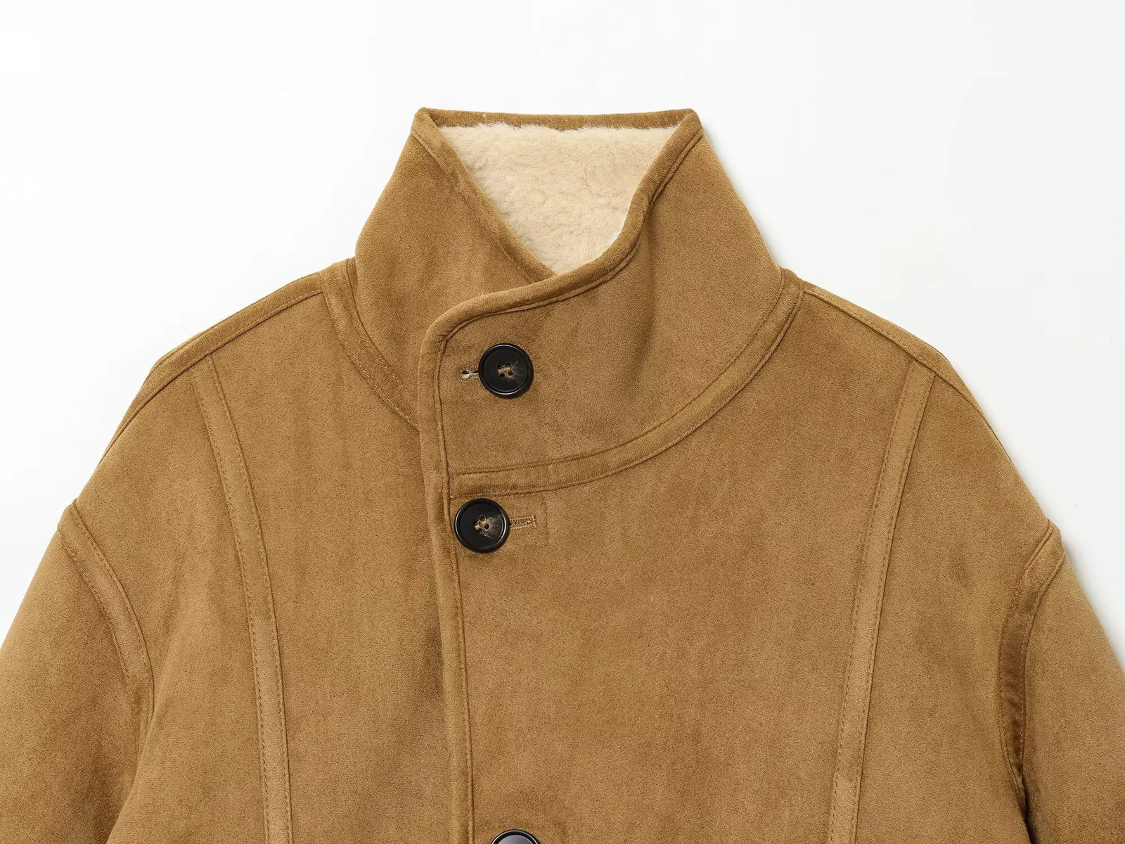 Autumn Womens Fashion Casual Loose Versatile Double sided Wear High Collar Long Sleeve Jacket Top Coat 251110