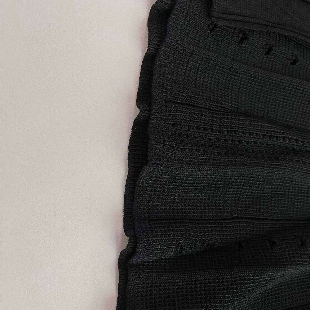 Summer Spring New French Elegant Fragrance High-End Knitted Mermaid Hollow Slimming Fish Tail Knit Dress