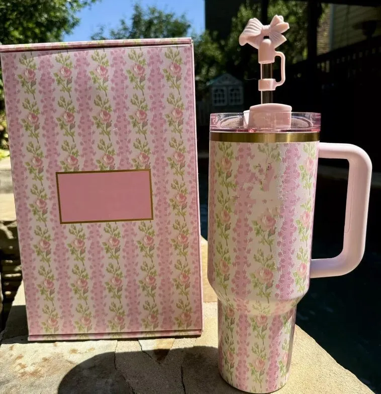 US Warehouse lunch bag cup tumbler 40oz Water Bottle Target Valentines Day Gift 2026 Heart Mugs Tumblers All Day Julienne Mini Cooler Bag Boxes