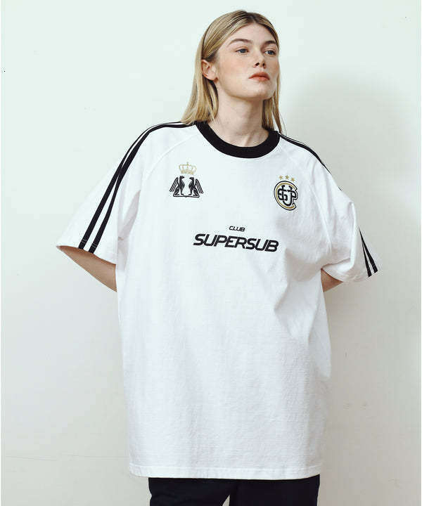 Summer personalized design niche round neck American badge T-shirt Leehan Jin Tong style short sleeved top