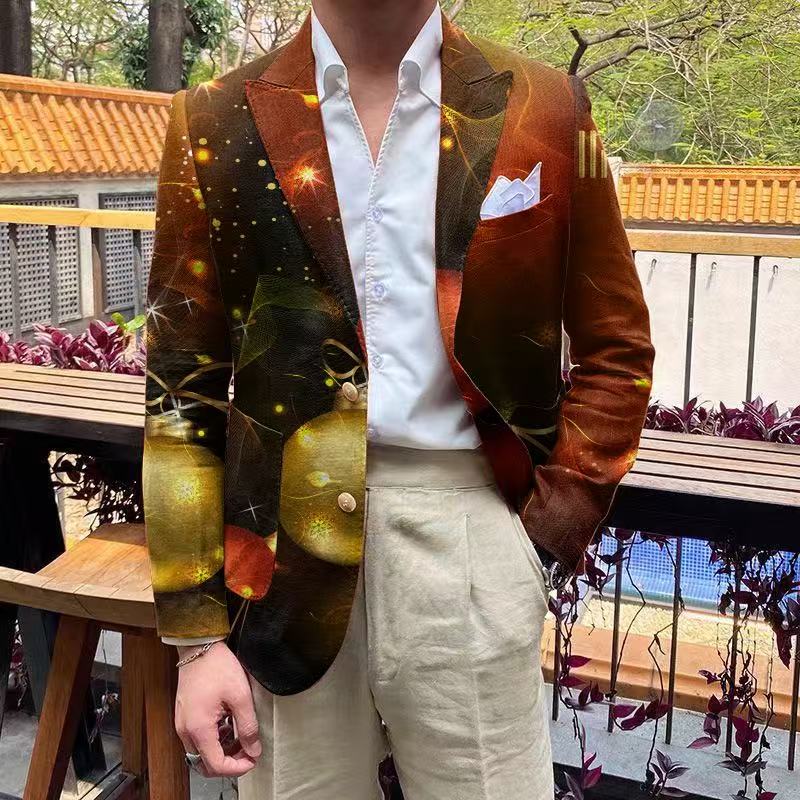 T2321 New Business Suit Men's Three-Piece Suit Set, Best Man Attire