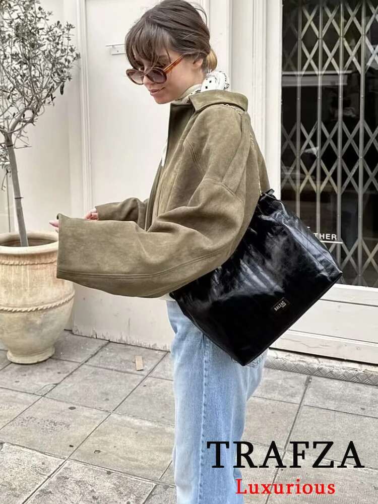 hoodie hoodie hoodie Casual Soft Bomber Jackets Women Long Lantern Sleeve Oversized Spring Summer Coats Fashion Streetwear Zipper Outwear jacket