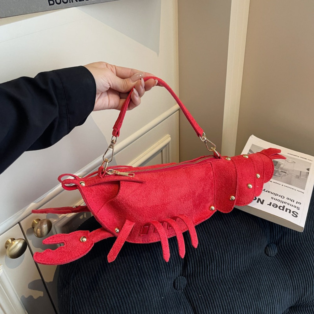 Personalized Stylish Womens Handbag Featuring Unique Crayfish Design