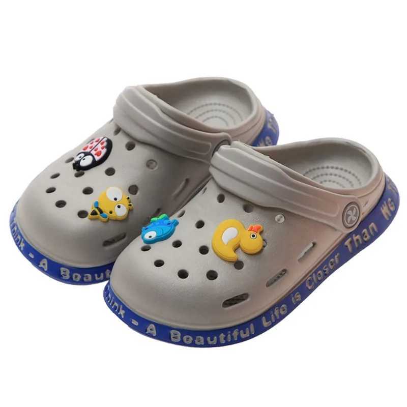 New Summer Boys and Girls Soft soled Sandals Anti slip Cute Breathable Hole Shoes Baby Sandals Flat Shoes Z250410