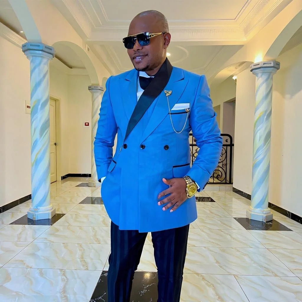 Father and son Suits for Wedding Double Breasted Groom Tuxedo 2 Pieces Custom Made Men Jacket with Pants Family Matching Outfits 251104