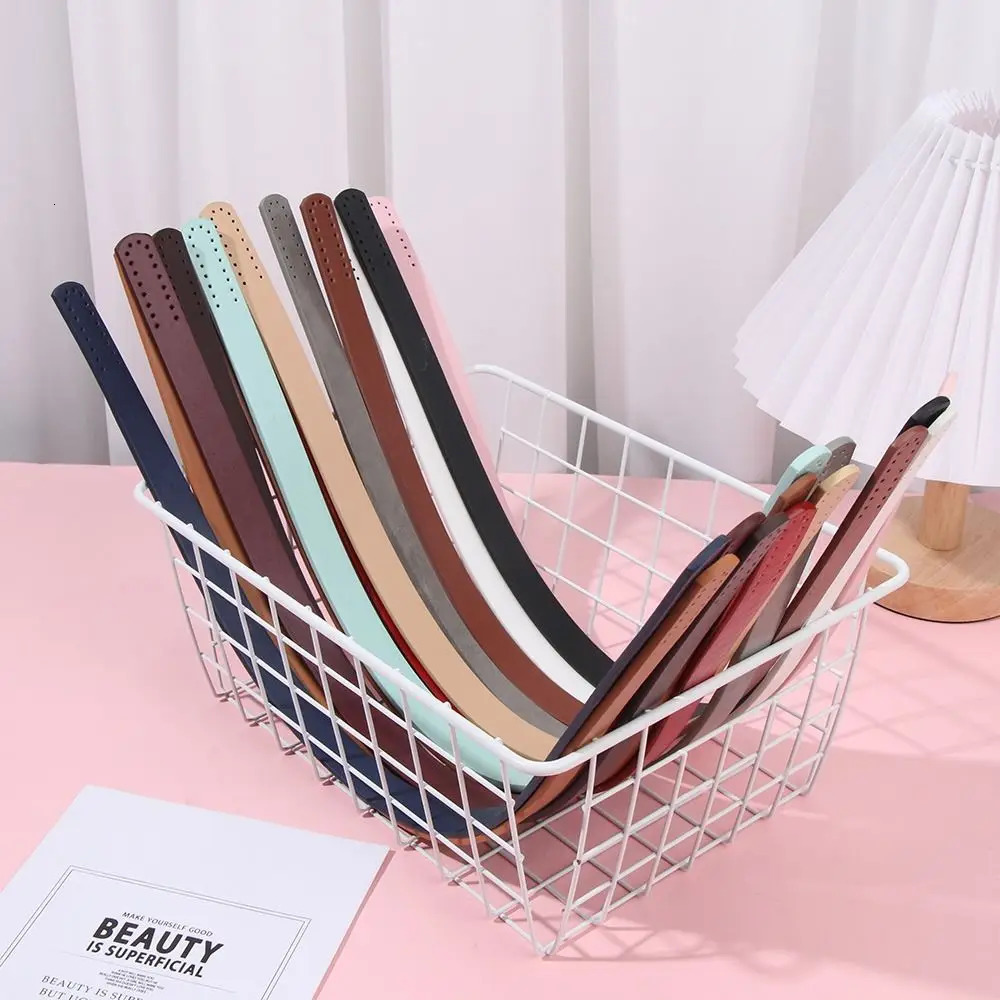 2Pcs PU Leather Shoulder Bag Strap Women Bag Handles DIY Replacement Handle for Handbag Belt Bag Accessory Handmade 60cm 251110