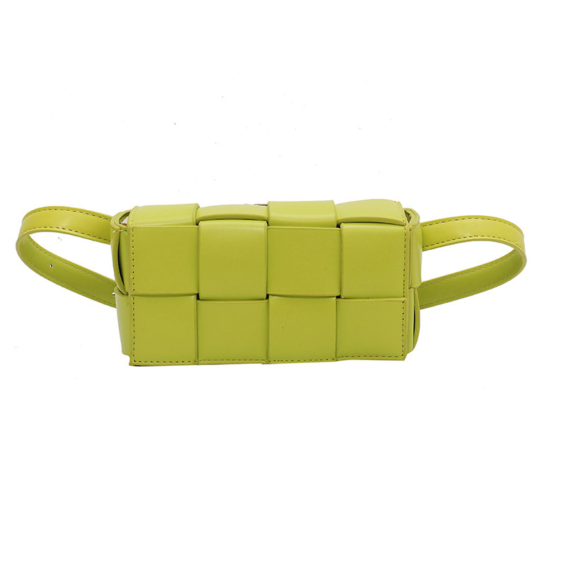 Woven bag small bag 2025 new style fashionable versatile chest bag tofu bag women's crossbody waist bag ins fashionable women's bag