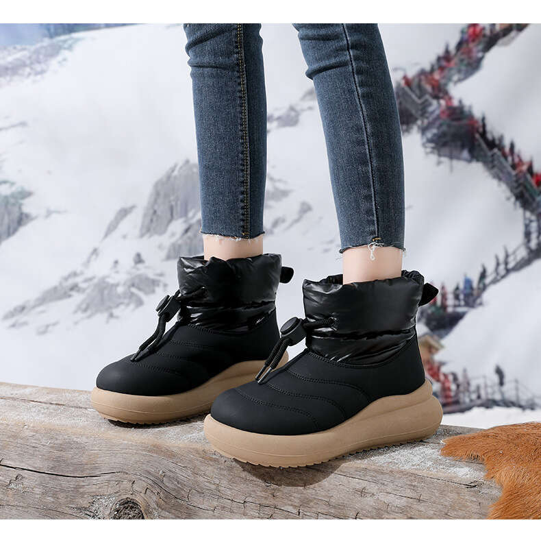 28121 Big Toe 2025 Women's Northeast Anti-Slip Cold-Proof Warm Fashion Thick-Soled Outdoor Hiking Snow Boots