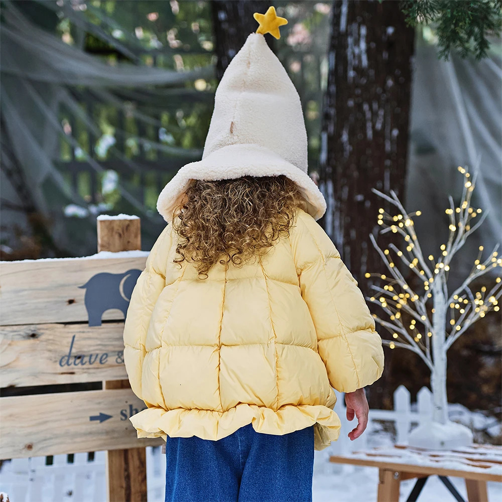 Dave Bella Baby Ear Protection Hat Winter Children Cute Scarf Cap Kids Girl Boy Thicken Warm Hat Fashion Plush Bonnet DB4254213 251103