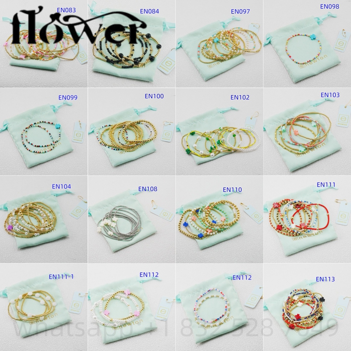 Enewton Nature Pearl Jewelry 18K Gold Bead Bracelets Bangles For Women Birthday Gift